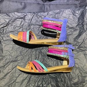 Colourful Boho Aldo Sandals
